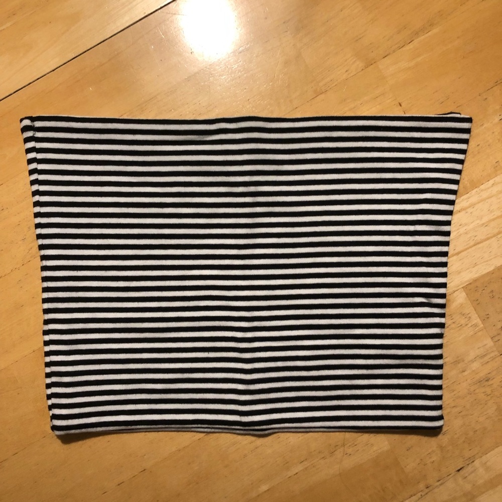 Topshop striped tube top